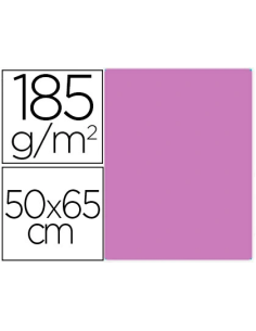 CI | Cartulina guarro malva 50x65 cm 185 gr