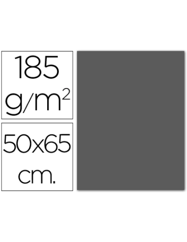 CI | Cartulina guarro gris plomo -50x65 cm -185 gr