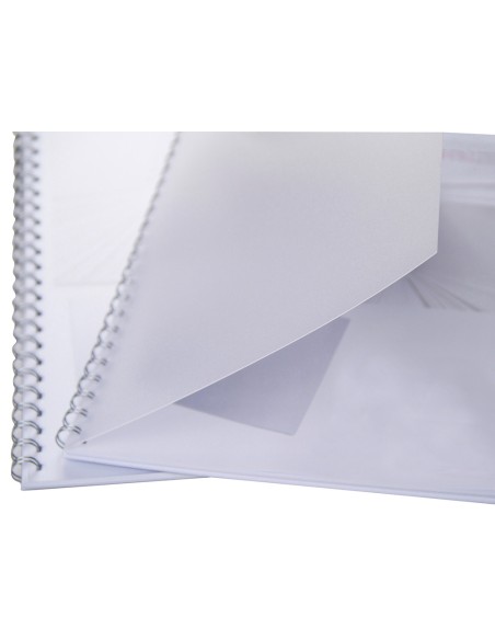 CI | Tapa de encuadernacion q-connect pvc din a4 incolora 250 mc caja de 100 unidades
