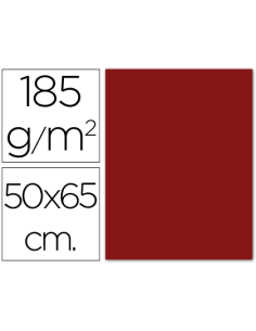 CI | Cartulina guarro granate -50x65 cm -185 gr