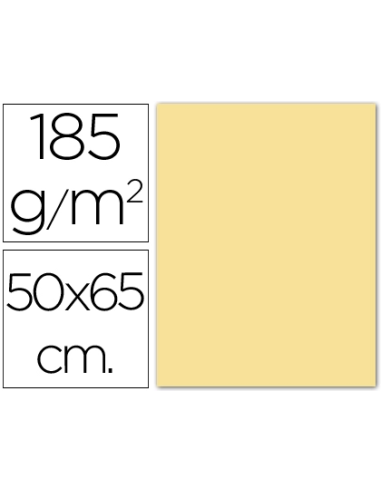 CI | Cartulina guarro crema -50x65 cm -185 gr