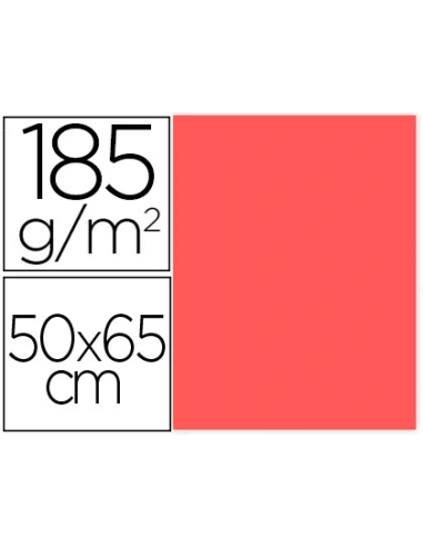 CI | Cartulina guarro coral 50x65 cm 185 gr