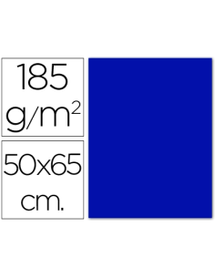 CI | Cartulina guarro azul ultramar -50x65 cm -185 gr