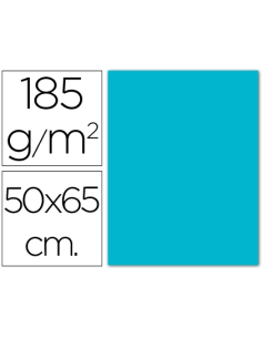 CI | Cartulina guarro azul turquesa -50x65 cm -185 gr