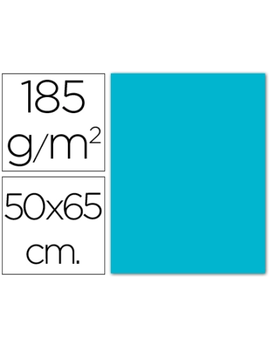 CI | Cartulina guarro azul turquesa -50x65 cm -185 gr