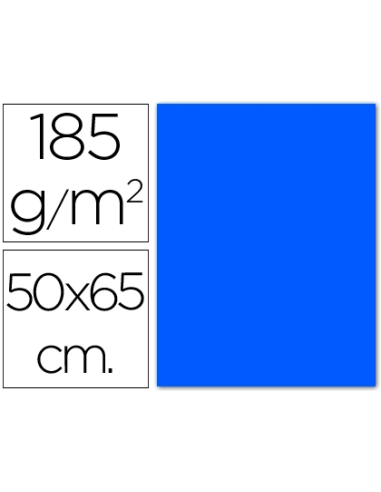 CI | Cartulina guarro azul mar -50x65 cm -185 gr