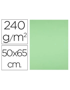 CI | Cartulina liderpapel 50x65 cm 240g/m2 verde pistacho...