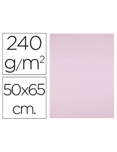 CI | Cartulina liderpapel 50x65 cm 240g/m2 rosa paquete de 25 unidades