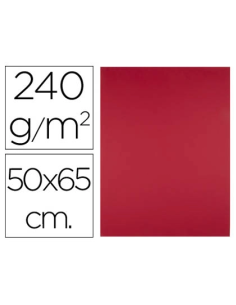 CI | Cartulina liderpapel 50x65 cm 240g/m2 rojo navidad...