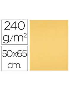 CI | Cartulina liderpapel 50x65 cm 240g/m2 oro paquete de...