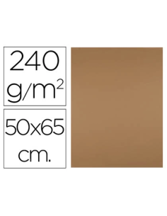 CI | Cartulina liderpapel 50x65 cm 240g/m2 marron escolar...