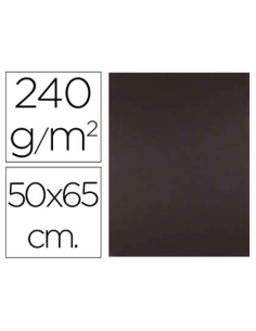 CI | Cartulina liderpapel 50x65 cm 240g/m2 marron paquete...