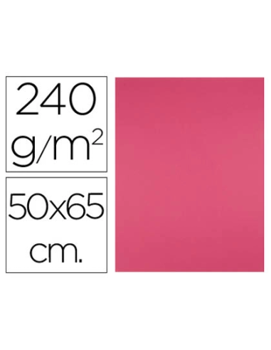 CI | Cartulina liderpapel 50x65 cm 240g/m2 fucsia paquete de 25 unidades