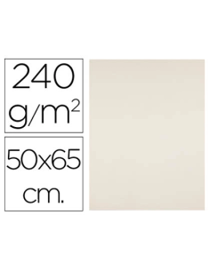 CI | Cartulina liderpapel 50x65 cm 240g/m2 crema paquete...