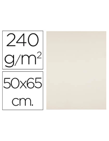 CI | Cartulina liderpapel 50x65 cm 240g/m2 crema paquete de 25 unidades