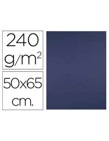 CI | Cartulina liderpapel 50x65 cm 240g/m2 azul zafiro paquete de 25 unidades