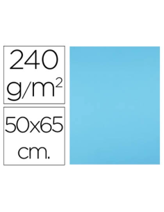 CI | Cartulina liderpapel 50x65 cm 240g/m2 celeste...
