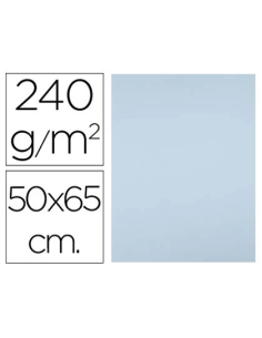 CI | Cartulina liderpapel 50x65 cm 240g/m2 azul paquete...
