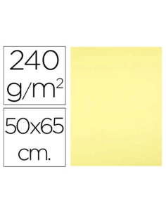CI | Cartulina liderpapel 50x65 cm 240g/m2 amarillo medio...