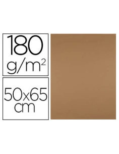 CI | Cartulina liderpapel 50x65 180 gr marron escolar...