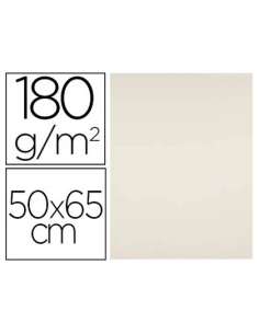 CI | Cartulina liderpapel 50x65 cm 180g/m2 crema paquete...