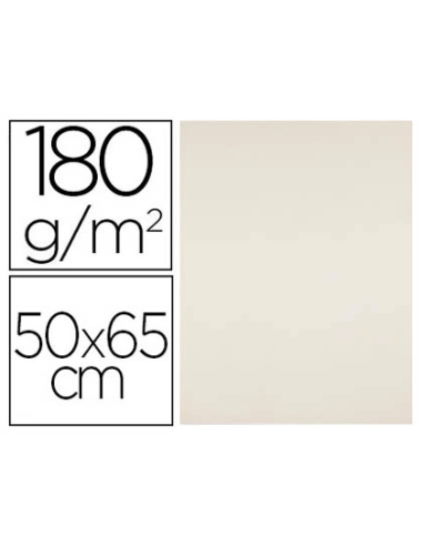 CI | Cartulina liderpapel 50x65 cm 180g/m2 crema paquete de 25