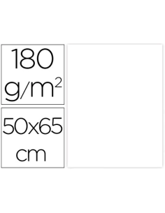 CI | Cartulina liderpapel 50x65 cm 180g/m2 blanco paquete...