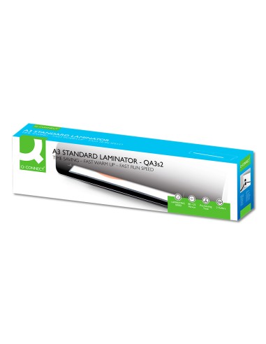 CI | Plastificadora q-connect kf17003 din a3 estandar 2 rodillos