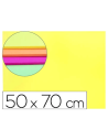 CI | Goma eva liderpapel 50x70cm 60g/m2 espesor 2mm fluor amarillo