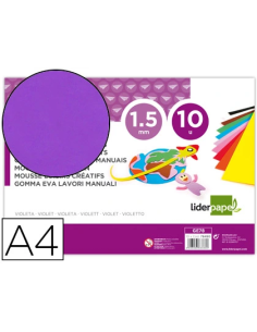 CI | Goma eva liderpapel din a4 60g/m2 espesor 1,5mm...