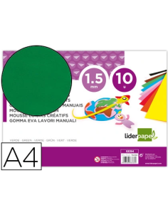 CI | Goma eva liderpapel din a4 60g/m2 espesor 1,5mm...