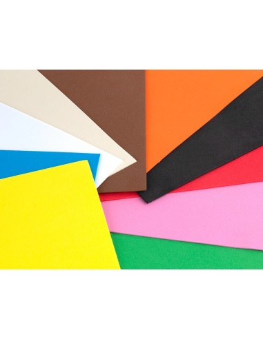 CI | Goma eva liderpapel 50x70cm 60g/m2 espesor 1,5mm colores surtidos