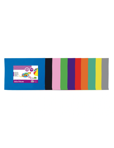 CI | Goma eva liderpapel 50x70cm 60g/m2 espesor 1.5mm rojo