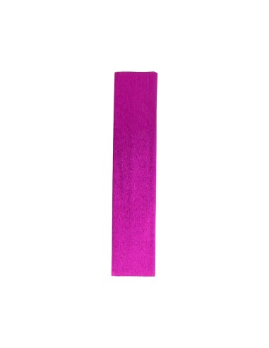 CI | Papel crespon liderpapel 50 cm x 2.5m metalizado rosa