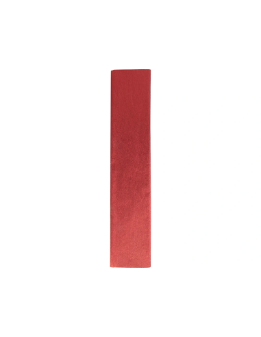 CI | Papel crespon liderpapel 50 cm x 2.5m metalizado rojo