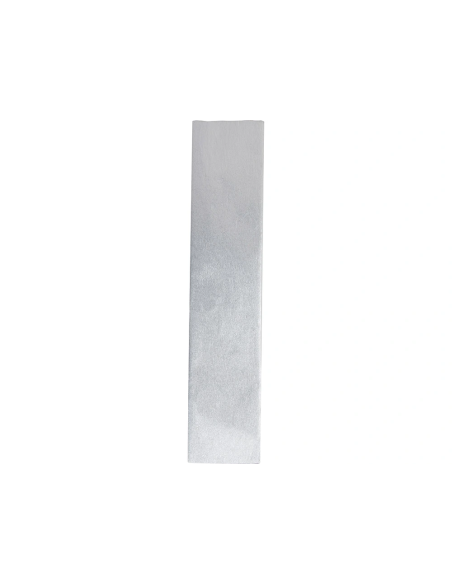 CI | Papel crespon liderpapel 50 cm x 2.5m metalizado plata