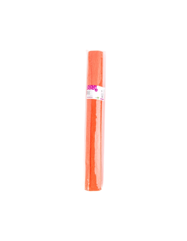 CI | Papel crespon liderpapel rollo de 50 cm x 2,5 m 85g/m2 naranja