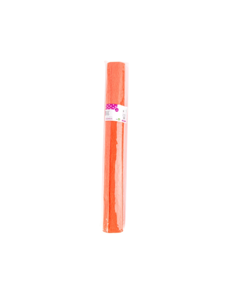 CI | Papel crespon liderpapel rollo de 50 cm x 2,5 m 85g/m2 naranja