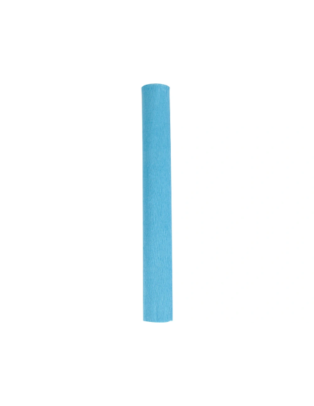 CI | Papel crespon liderpapel rollo de 50 cm x 2,5 m 85g/m2 celeste