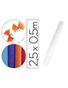 CI | Papel crespon liderpapel rollo de 50 cm x 2,5 m...