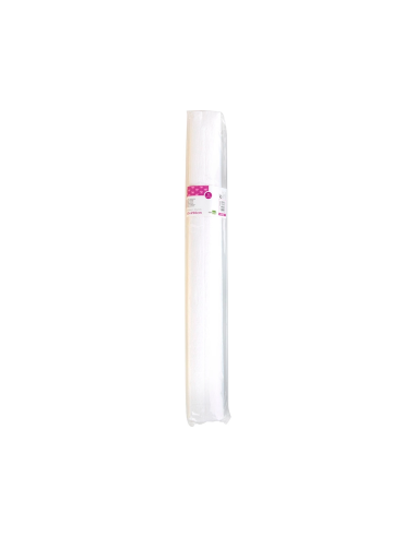 CI | Papel crespon liderpapel rollo de 50 cm x 2,5 m 85g/m2 blanco