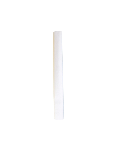 CI | Papel crespon liderpapel rollo de 50 cm x 2,5 m 85g/m2 blanco