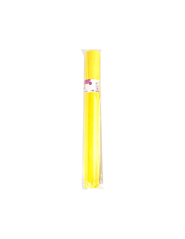 CI | Papel crespon liderpapel rollo de 50 cm x 2,5 m 85g/m2 amarillo
