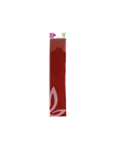 CI | Papel crespon liderpapel 50 cm x 2.5m 34g/m2 rojo