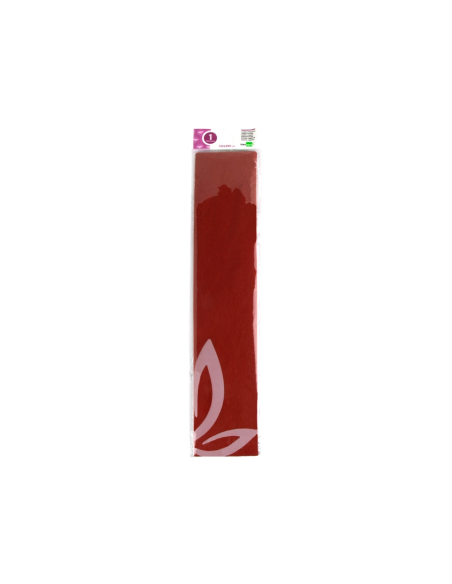 CI | Papel crespon liderpapel 50 cm x 2.5m 34g/m2 rojo