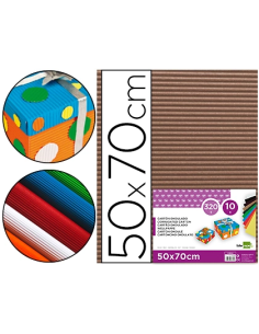 CI | Carton ondulado liderpapel 50 x 70cm 320g/m2 marron