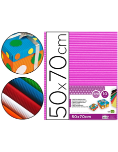 CI | Carton ondulado liderpapel 50 x 70cm 320g/m2 fucsia