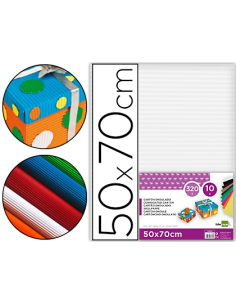 CI | Carton ondulado liderpapel 50 x 70cm 320g/m2 blanco
