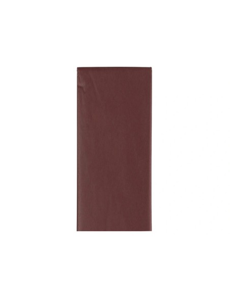CI | Papel seda liderpapel 52x76cm 18g/m2 bolsa de 5 hojas marron