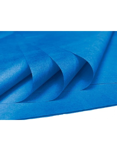 CI | Papel seda liderpapel 52x76cm 18g/m2 bolsa de 5 hojas azul